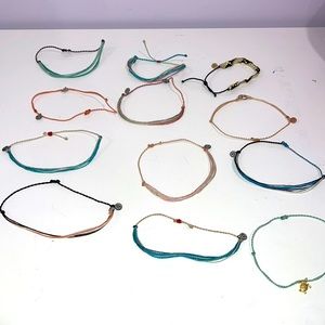Pura vida bracelets (12 total)